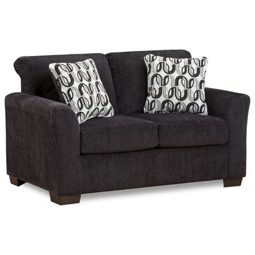 Arapahoe Home Stationary Loveseat in Obsidian Black, , large