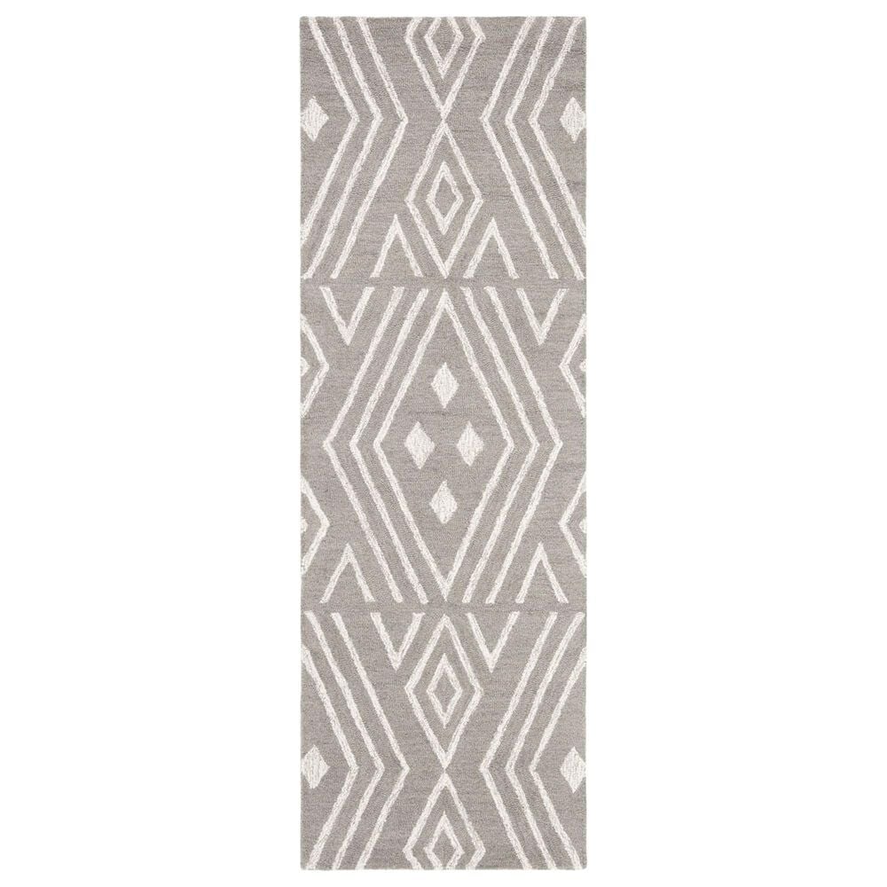 Safavieh Micro-Loop Southwestern 2"3" x 7" Grey and Ivory Runner, , large