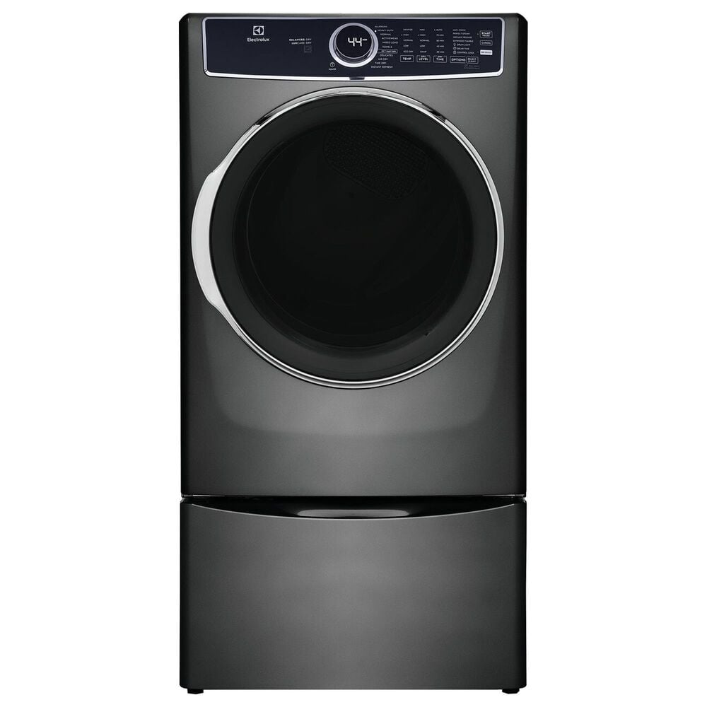 Electrolux 8 Cu. Ft. Front Load Electric Dryer with Balanced Dry in Titanium, , large