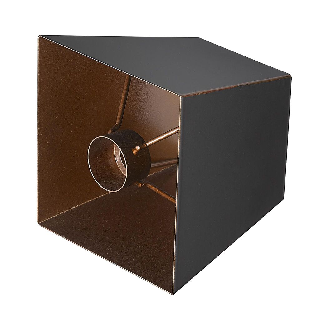 Golden Lighting Messina 1-Light Wall Sconce in Matte Black, , large