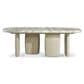 Bernhardt Arcadia Faux Stone Dining Table with 1-24" Standard Leaf, , large