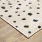 ROW by Oriental Weavers Hunter Polka Dots Beige and Black 2"3" x 7"6" Runner, , large