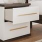 Ashley Kendanport King Upholstered Bed with Dresser, Chest, and Two Nightstands in Brown and White, , large