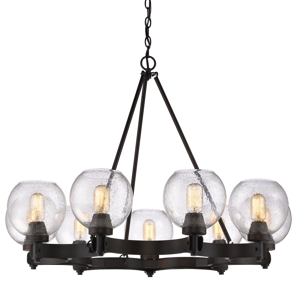 Golden Lighting Galveston 9-Light Chandelier in Rubbed Bronze, , large