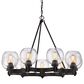Golden Lighting Galveston 9-Light Chandelier in Rubbed Bronze, , large