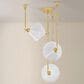 Troy Lighting Solara 3-Light Chandelier in Vintage Polished Brass, , large