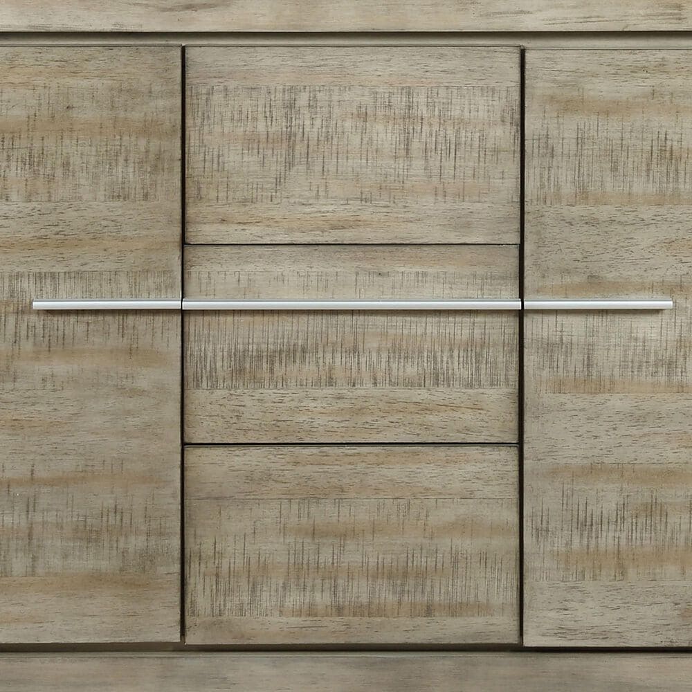 Lexora Home Lafarre 48&quot; Double Bathroom Vanity in Rustic Acacia with 2 cm White Quartz Top and Rectangular Sinks, , large