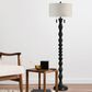 Renwil Phyllis Floor Lamp in Matte Black Wash, , large
