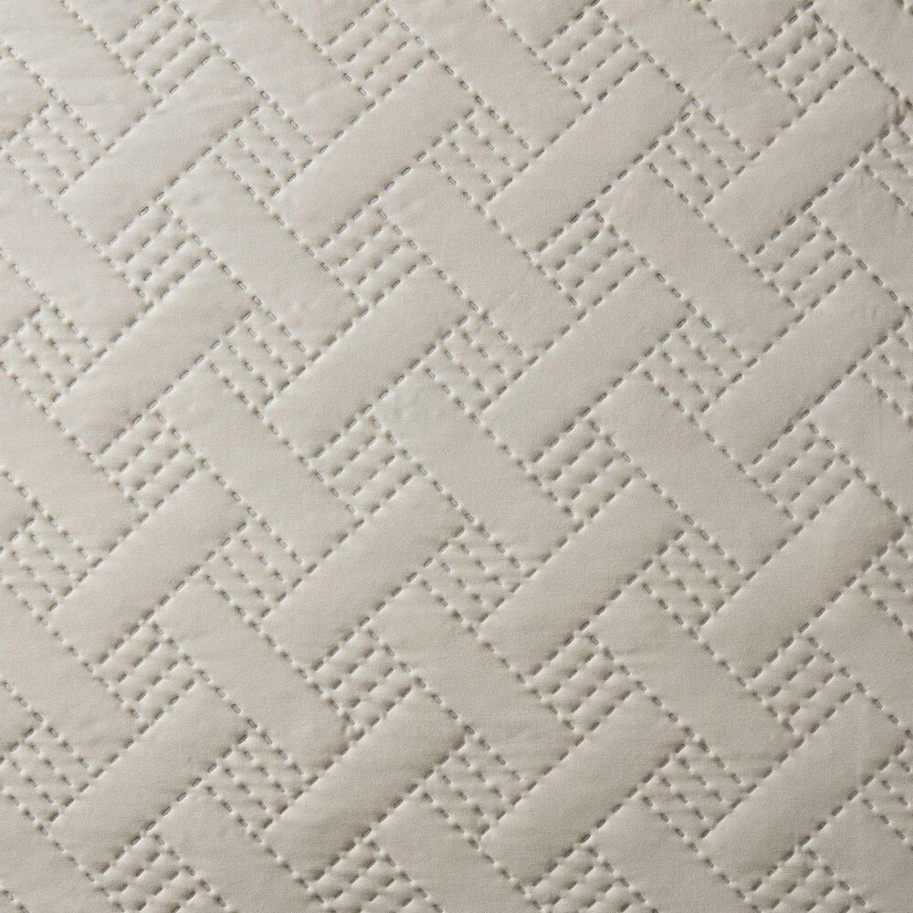 Trade Linker 3-Piece Queen Basket Pinsonic Quilt Set in Oatmeal, , large