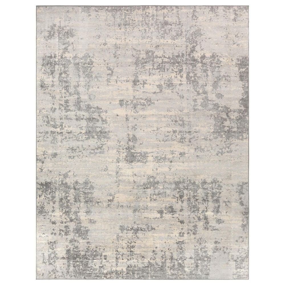 Surya Monaco MOC-2311 8"10" x 12"4" Silver Gray and Ivory Area Rug, , large