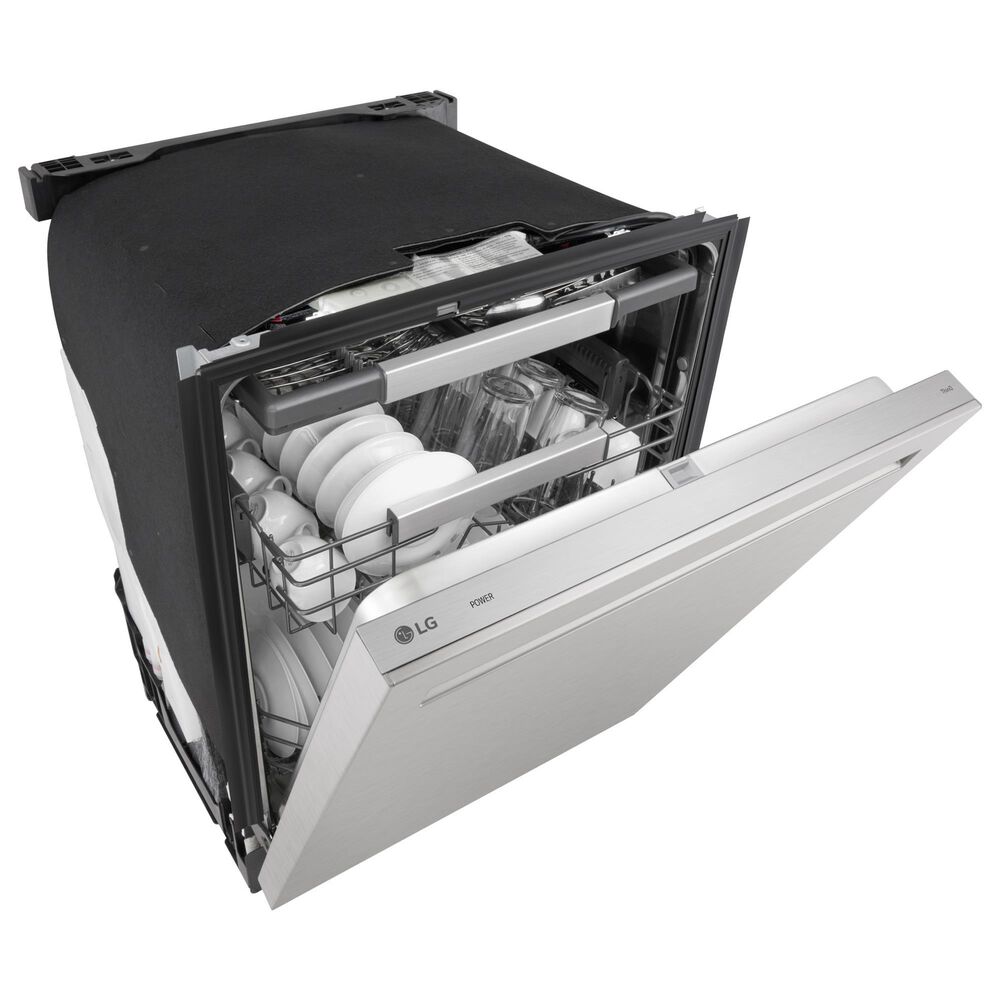 LG 24" Built-In Pocket Handle Dishwasher with 3rd Rack in PrintProof Stainless Steel, , large