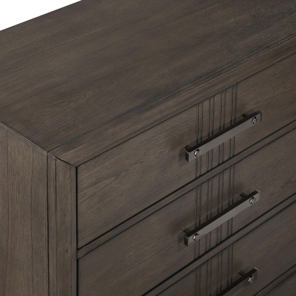 New Heritage Design Landon 5-Drawer Chest in Walnut, , large