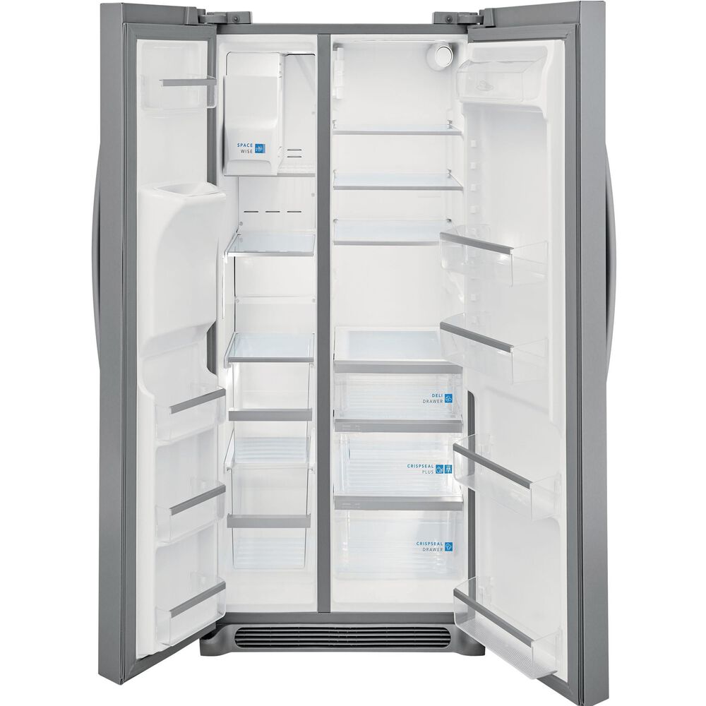 Frigidaire Gallery 25.6 Cu. Ft. 36&quot; Standard Depth Side-by-Side Refrigerator in Stainless Steel, , large