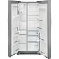 Frigidaire Gallery 25.6 Cu. Ft. 36" Standard Depth Side-by-Side Refrigerator in Stainless Steel, , large
