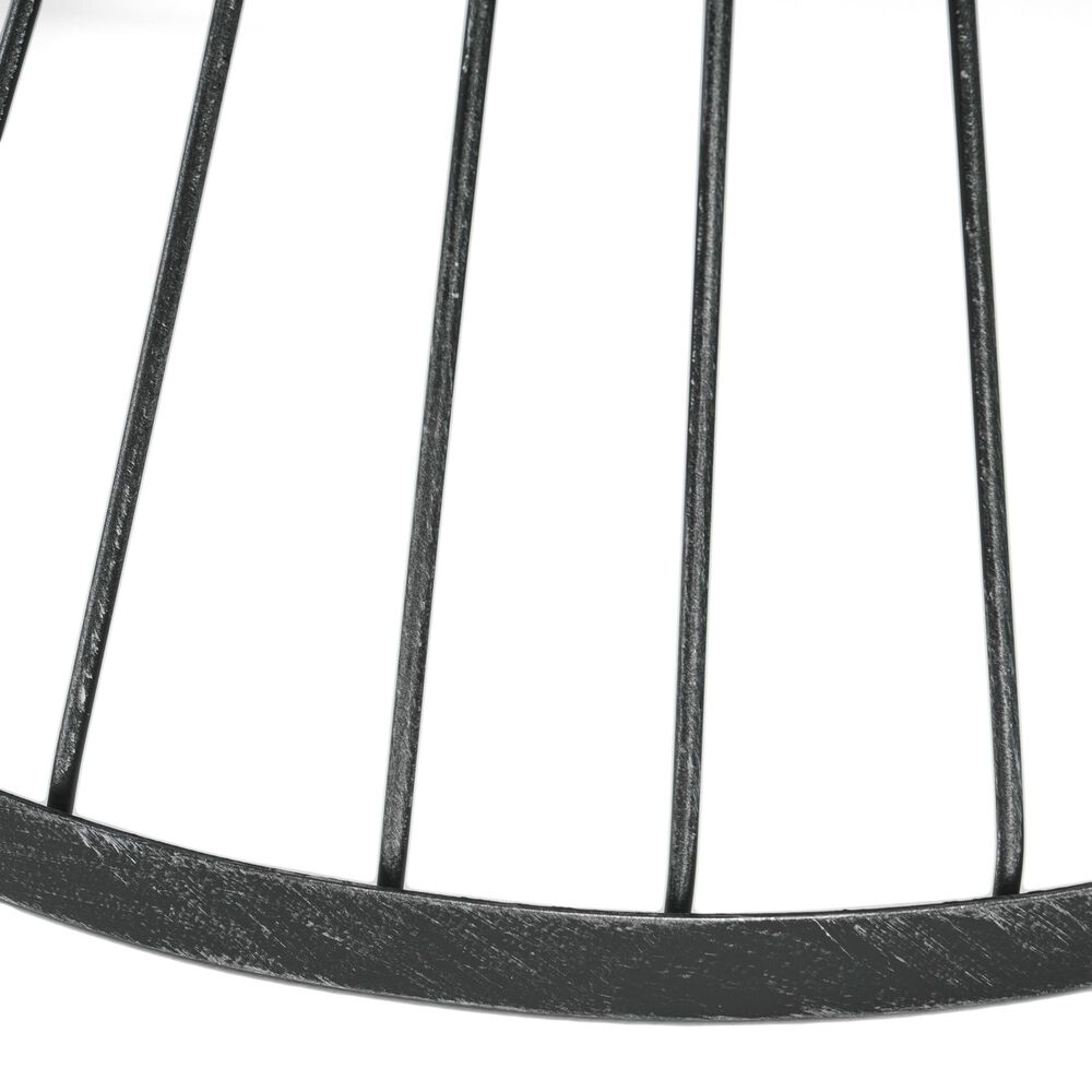 Hearth and Haven Lassen Patio Side Table in Black, , large