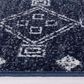 Safavieh Adirondack ADR208N 3" x 5" Navy and Silver Area Rug, , large