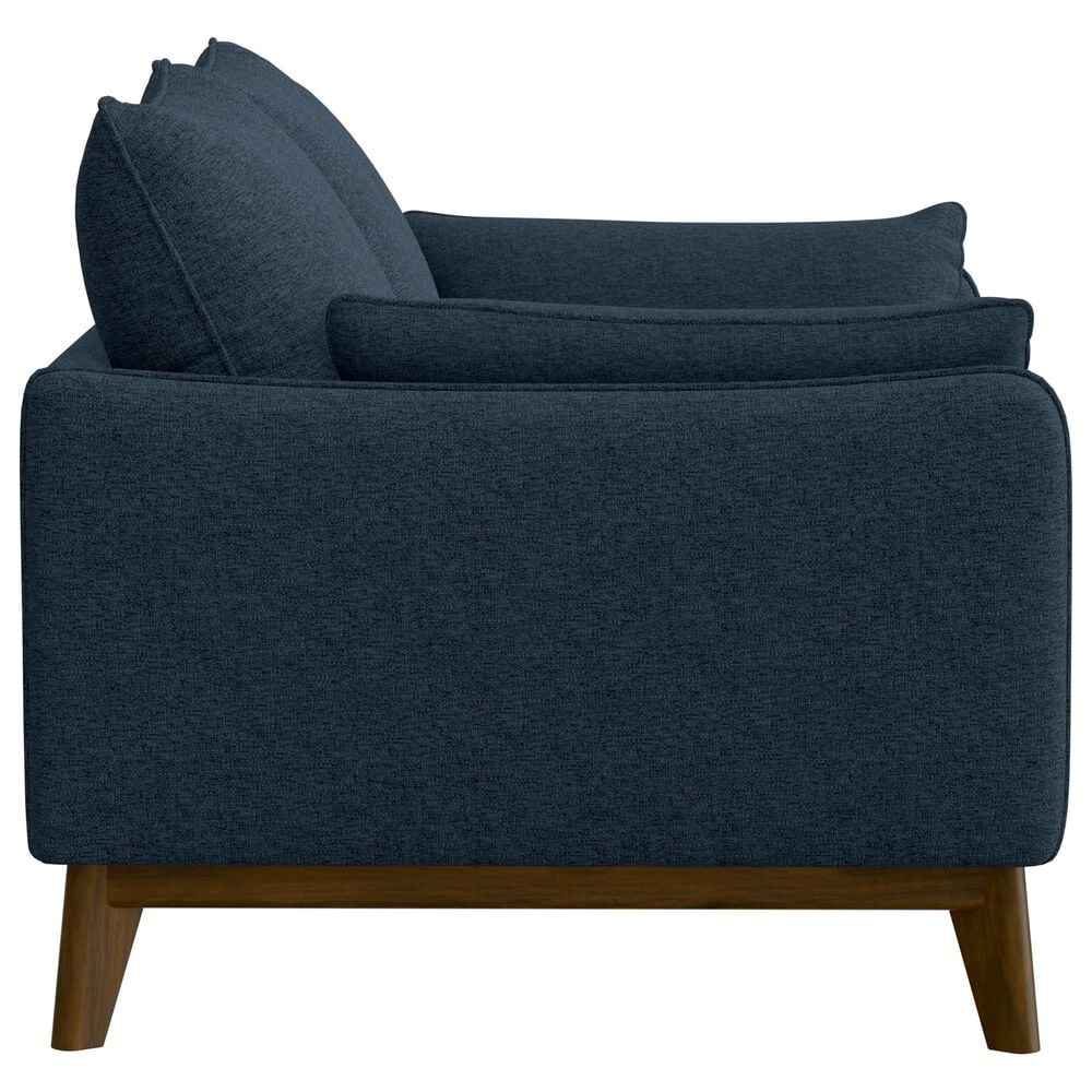 Emerald Home Furnishings Aria Stationary Loveseat in Navy Storm, , large