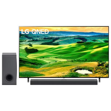 LG 75" Class QNED80 4K LED UHD - Smart TV with 3.1.3 Channel High Res Audio Sound Bar, , large