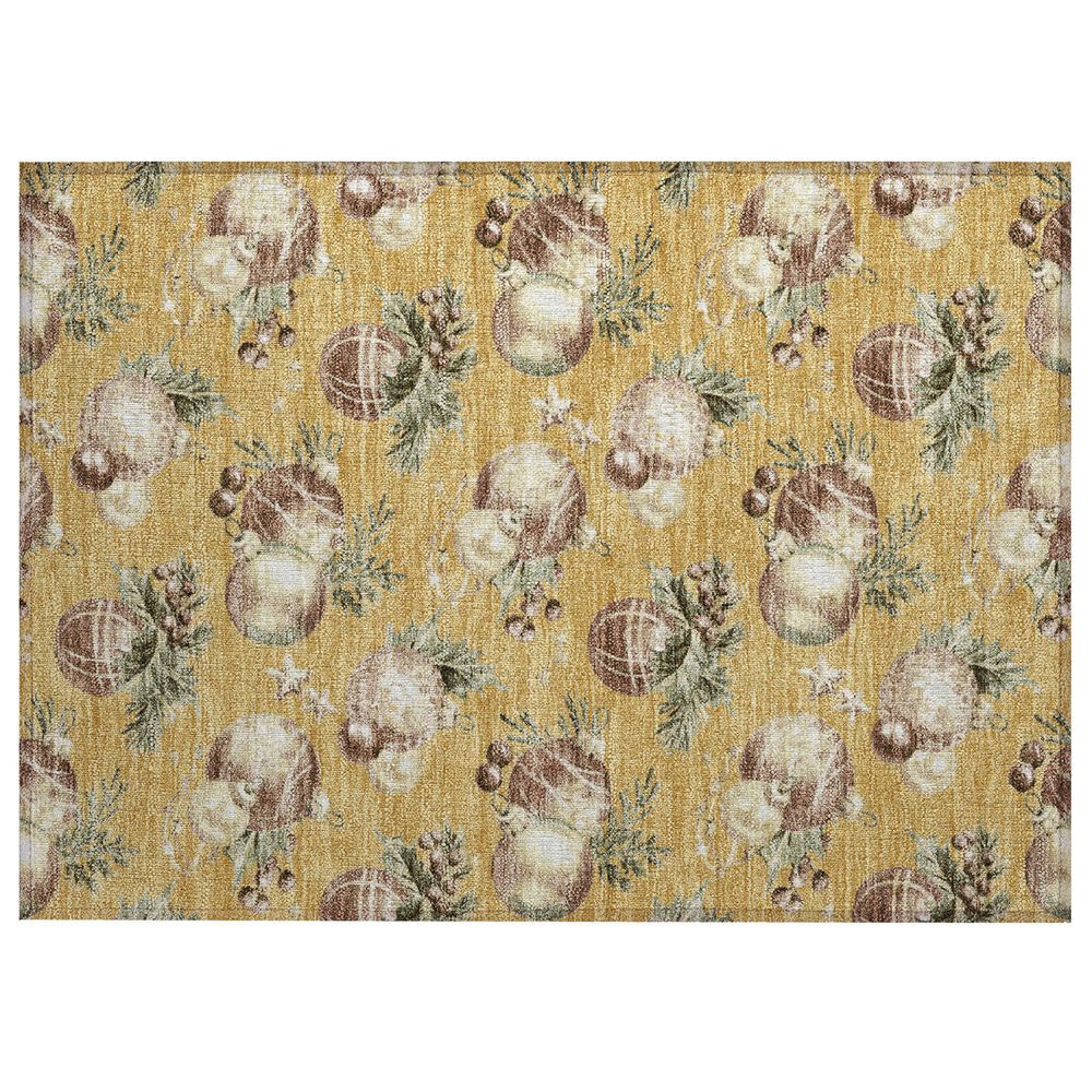 Dalyn Rug Company Wonderland WN36 Gold 1&#39;8&quot; x 2&#39;6&quot; Area Rug, , large