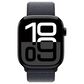 Apple Watch Series 10 GPS 46mm Jet Black Aluminum Case with Ink Sport Loop, , large