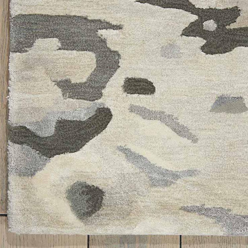 Nourison Prismatic PRS05 8&#39;6&quot; x 11&#39;6&quot; Silver Cloud Area Rug, , large