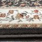 Radici USA Como 1593 Brown 3"3" x 4"11" Area Rug, , large