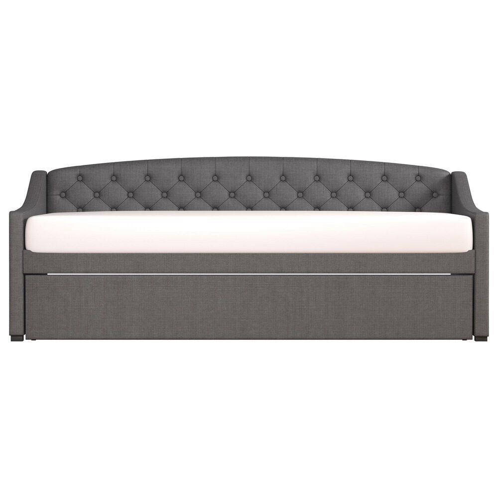 The Monday Company Zoey Upholstered Daybed with Trundle in Charcoal, , large