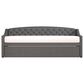 The Monday Company Zoey Upholstered Daybed with Trundle in Charcoal, , large
