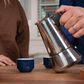 Kitchen Supply 3-Cup Stovetop Espresso Coffee Maker in Silver, , large