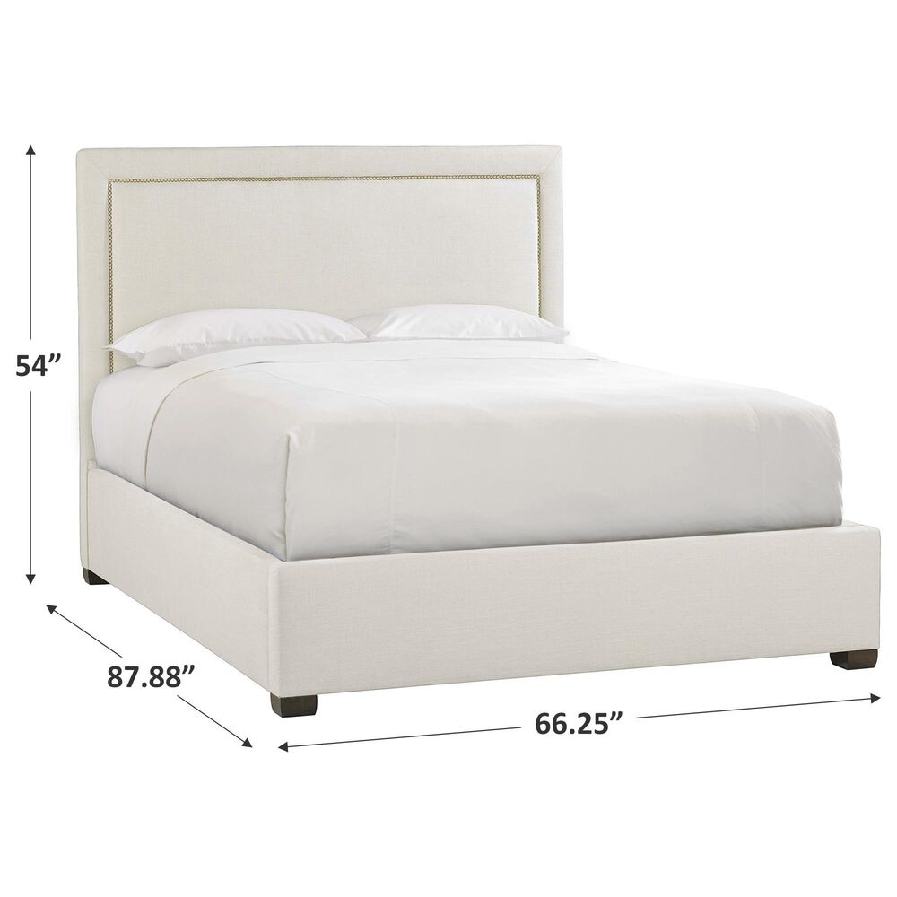 Bernhardt Morgan Queen Upholstered Bed in Cream, , large