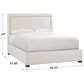 Bernhardt Morgan Queen Upholstered Bed in Cream, , large