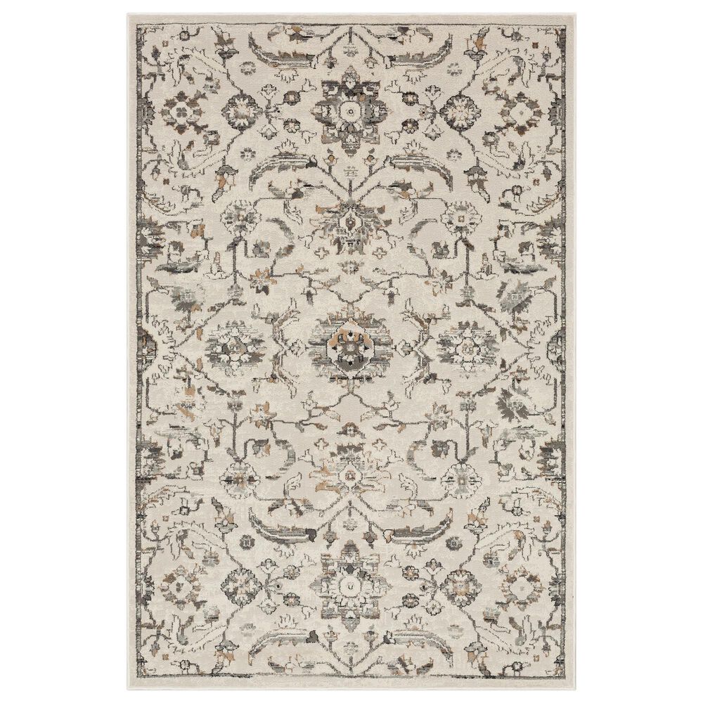 Karastan Cleo Holloway 5"3" x 8" Grey Area Rug, , large