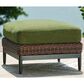 Ashley Horizon Hall Outdoor Ottoman with Cushion in Green, , large
