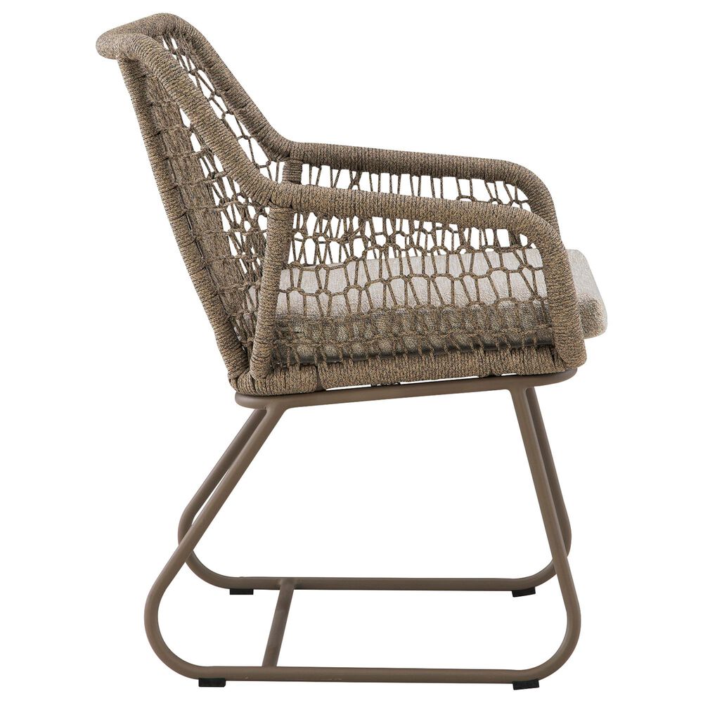 Ashley Majors Beach 3-Piece Patio Conversation Set in Beige, , large
