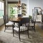 Hooker Furniture Americana Traditional Dining Table and 6 Chairs in Black, , large