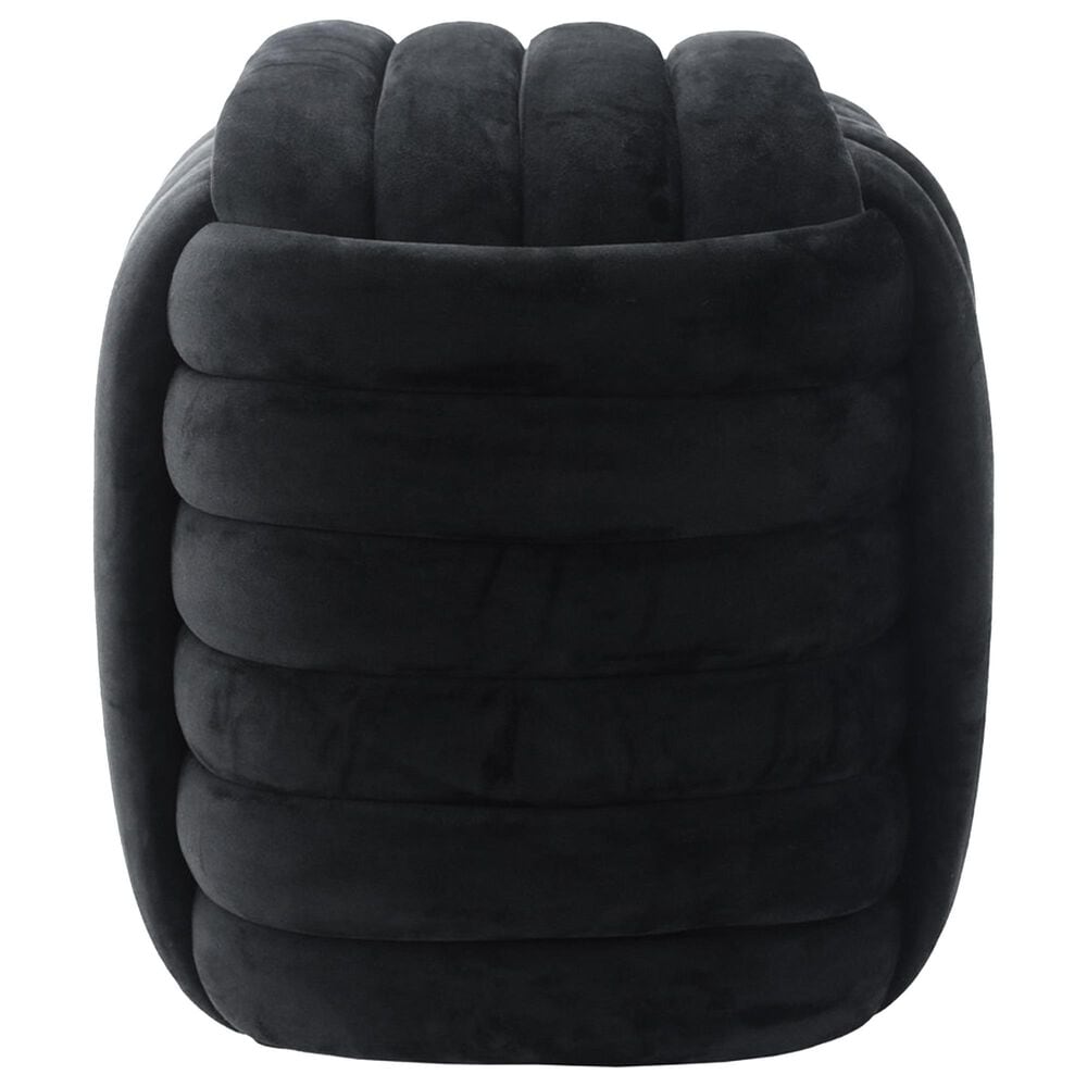 Sagebrook Home Machar 19&quot; Knot Stool in Black, , large