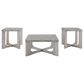 Ashley Garnilly 3-Piece Occasional Table Set in Whitewash, , large
