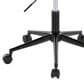 Lumisource Margarite Task Chair with Orange Fabric Cushion in Black, , large