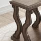 Ashley Maylee Sofa Table in Dark Brown, , large