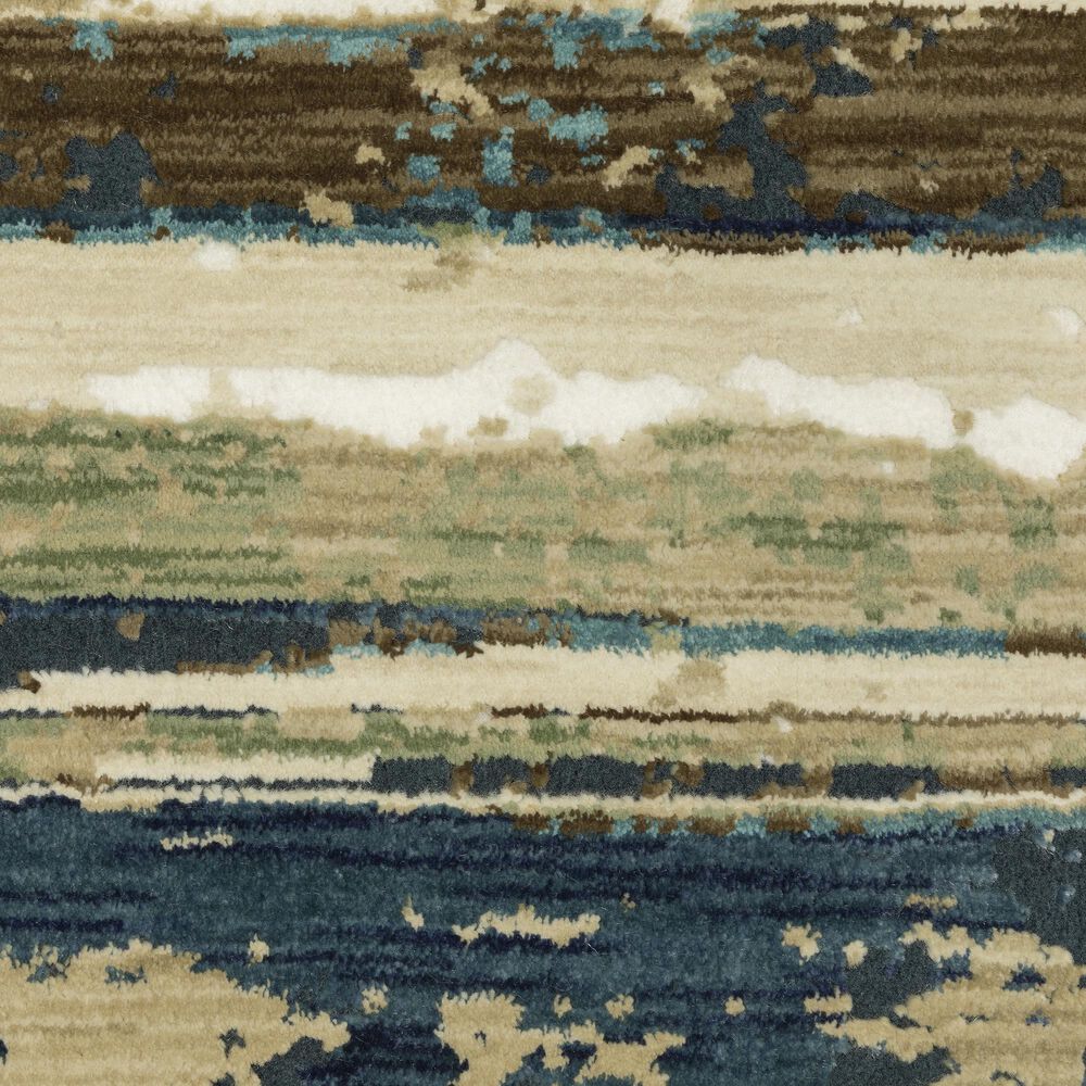 Oriental Weavers Reed RE02A 9&#39;10&quot; x 12&#39;10&quot; Beige and Blue Area Rug, , large