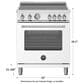 Bertazzoni Master 4.7 Cu. Ft. Freestanding Electric Induction Range in Bianco Matt, , large