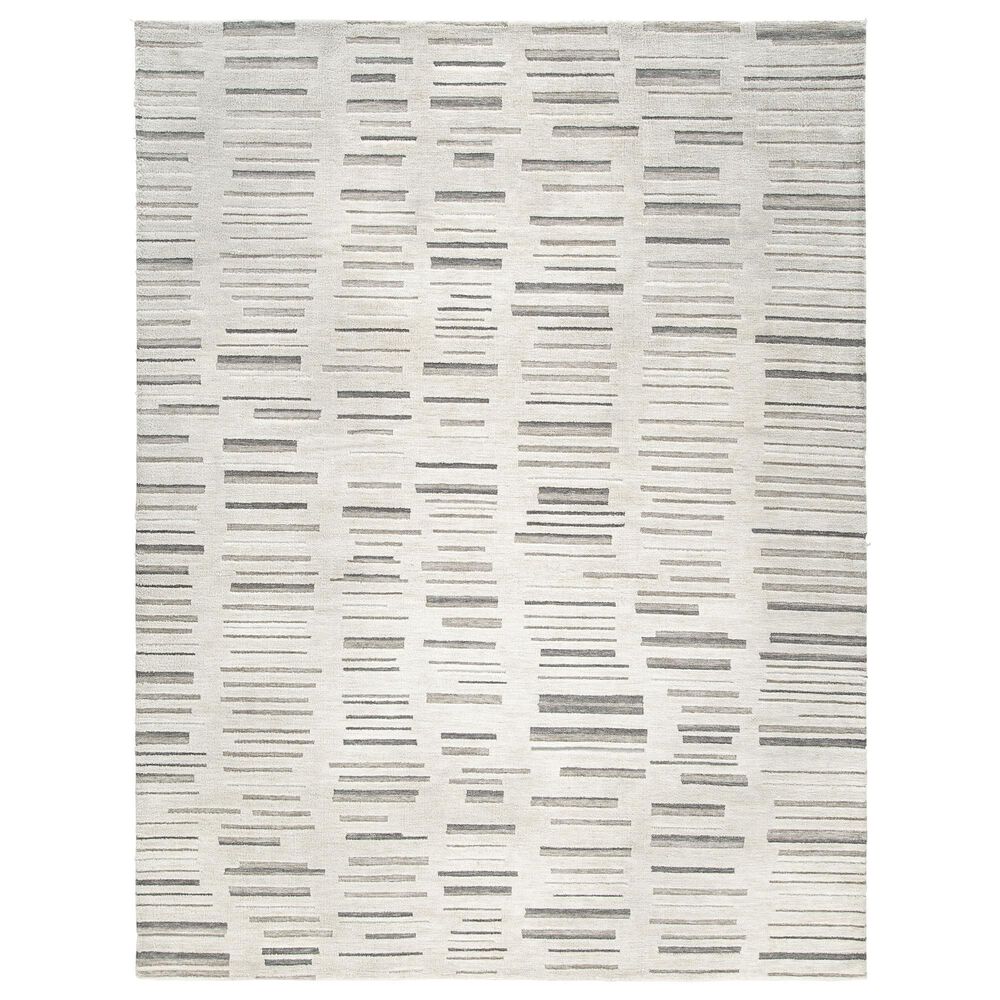 Ashley Leesdale 8" x 10" Ivory, Brown and Black Area Rug, , large