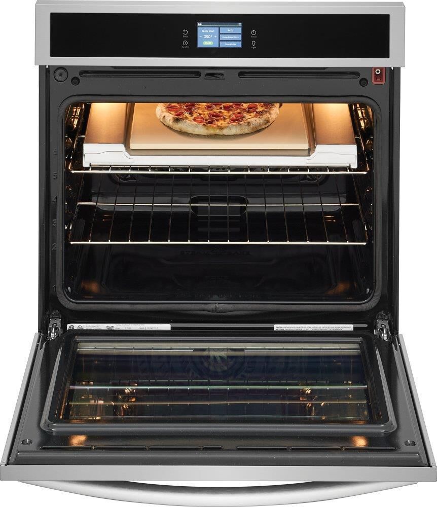 Frigidaire Gallery 30" Single Wall Oven with Stone Baked Pizza in Stainless Steel, , large