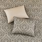J. Queen New York Maren 3-Piece King/Cal King Comforter Set in Gold, Beige and Chocolate, , large