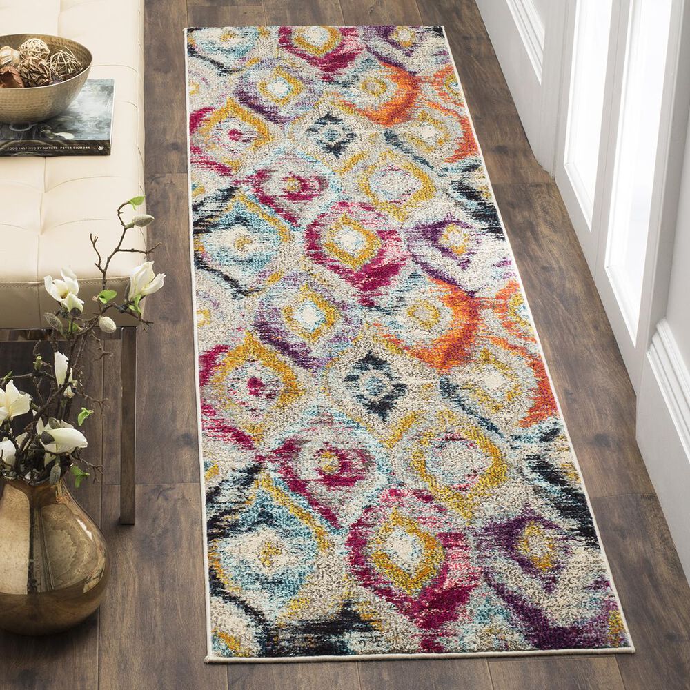 Safavieh Monaco MNC242F-210 2"2" x 10" Multi Runner, , large