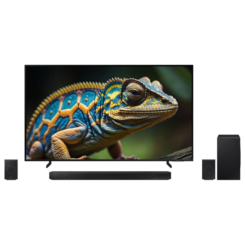 Samsung 85" 4K QLED w/Soundbar Sys, , large