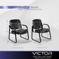 Regency Global Sourcing Victor Big & Tall Guest and Reception Chair in Black, , large