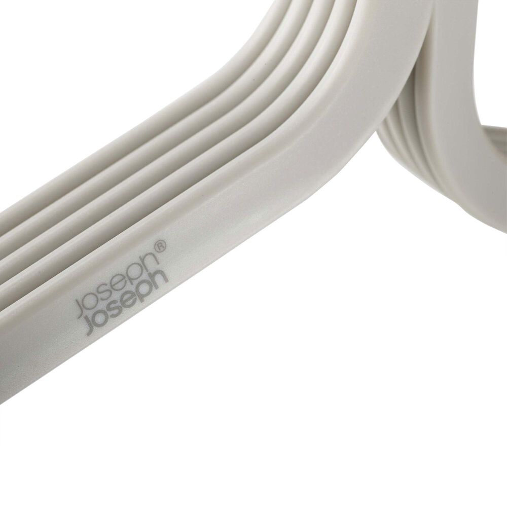Joseph Joseph Orderly Anti-Tangle Clothes Hangers in Ecru (Set of 5), , large