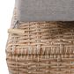 HOMLUX 5-Piece Outdoor Conversation Set with 2 Extendable Side Tables and Brown Rattan in Light Gray, , large