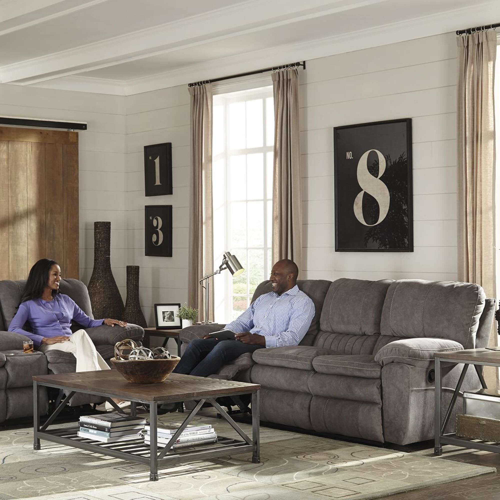 Catnapper sofa and outlet loveseat